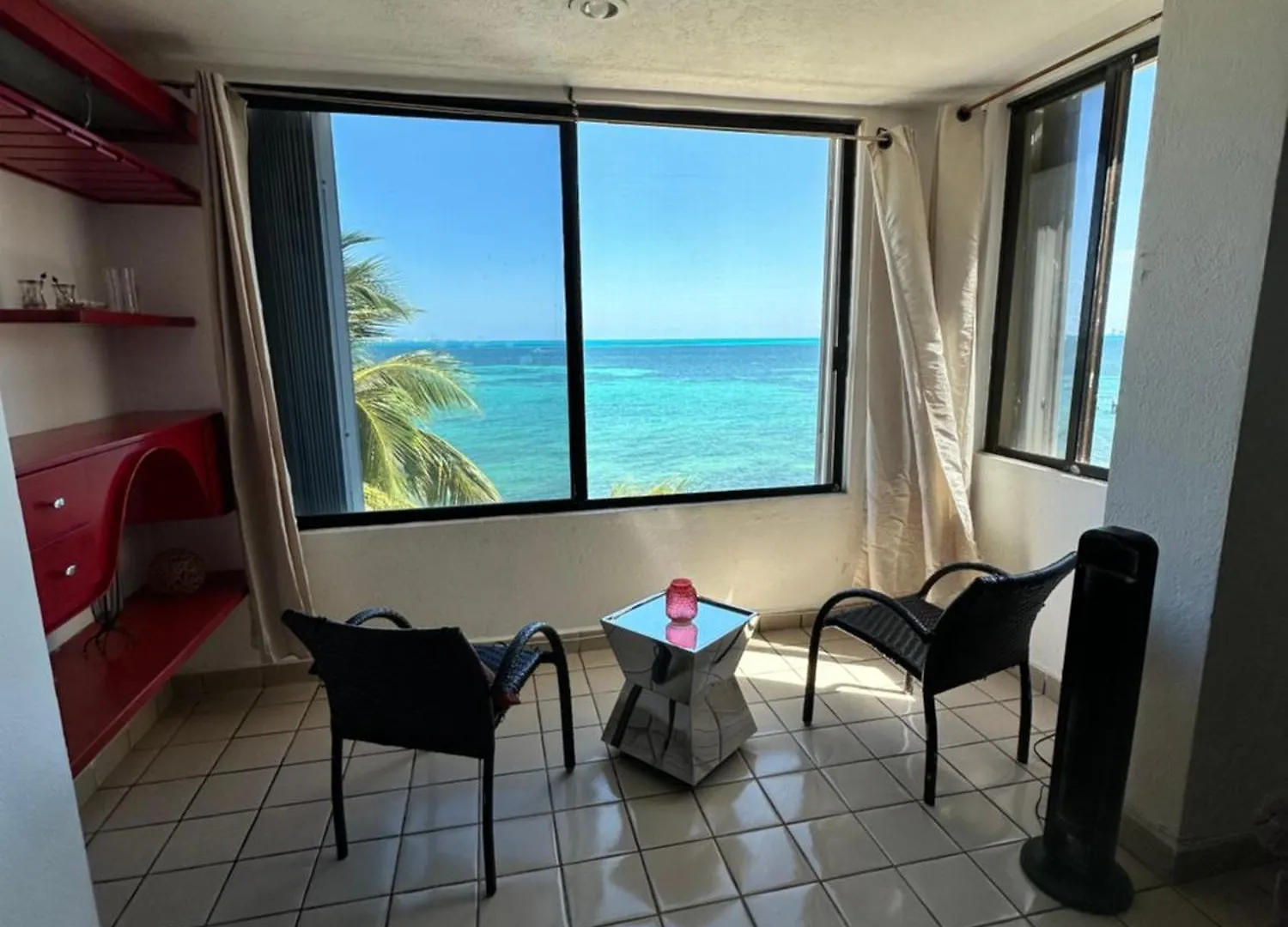 Hermoso Departamento Frente Al Mar Vista Increible Cancún 0*,
